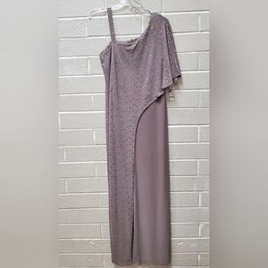 R&M Richards Sparkling Mauve Asymmetrical Jumper